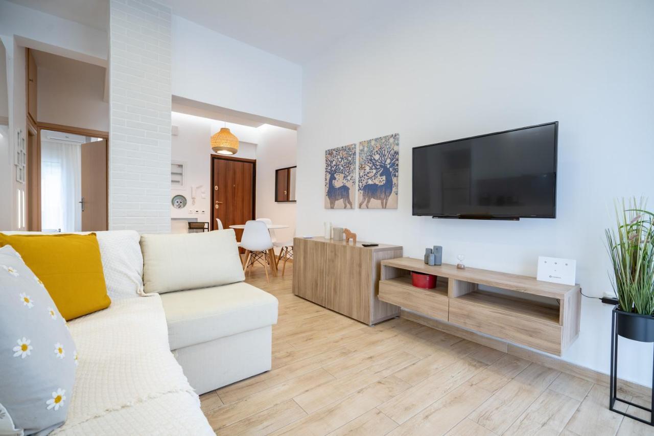 Apartament Athens Central Train St. Flat For 4 Pers By Mps Zewnętrze zdjęcie